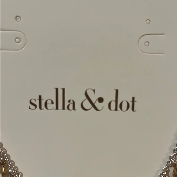 Stella & Dot Gold and Silver Vintage-Inspired Necklace - Picture 2 of 11